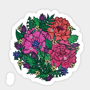 Floral Arrangement Sticker